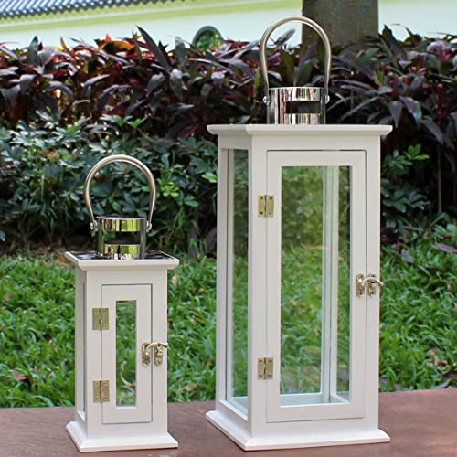 Lanternes décoratives en bois blanc pour rompre la monotonie de votre déco - 3