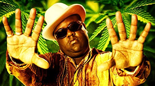 Notorious BIG Biggie XXL ONE PIECE NOT SECTIONS Over 1 Meter Wide Poster Art Print! **UK SELLER - SAME DAY SHIPPING**