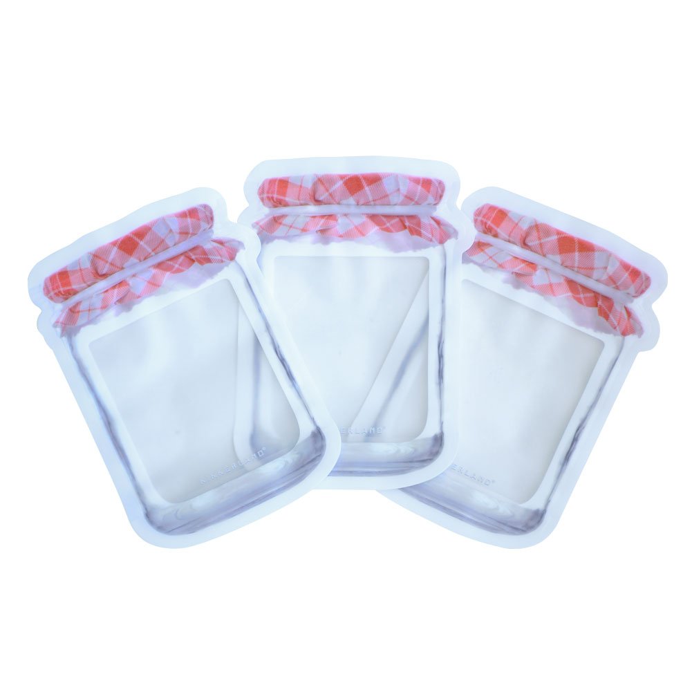 Amazon｜KIKKERLAND Jam Jar Zipper Bags “M set of 3