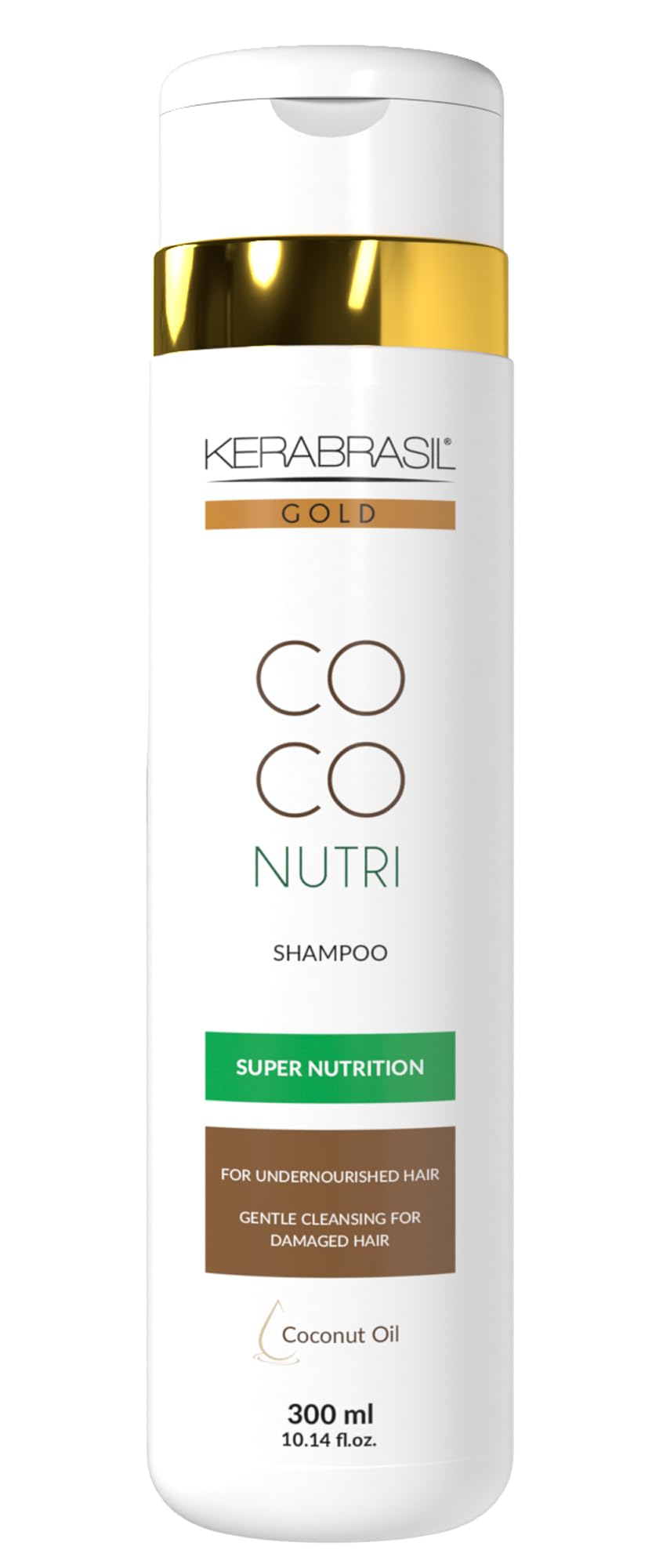 Coconut Moisture - Deep Hydration with Natural Coconut Oil, Keratin-Enhanced for Strength, Frizz Control, Ideal for Daily Use, Tropical Hair Care