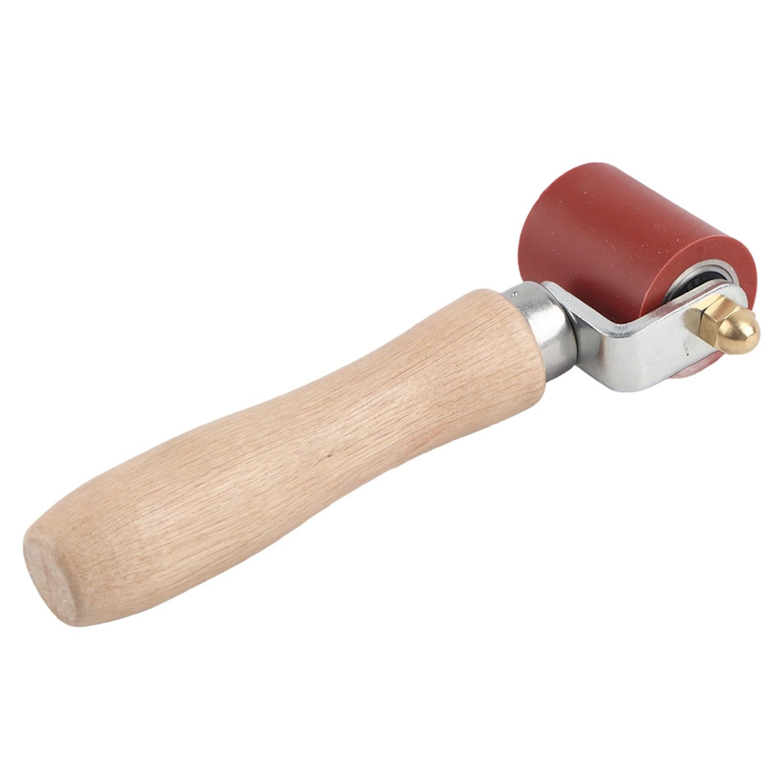 40mm Silicone High Temperature Resistant Seam Hand Pressure Roller Roofing PVC Welding Tool for Single Ply Roofing Tape(Red)