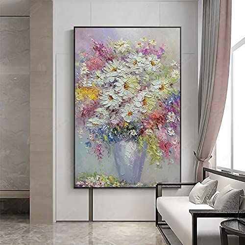 Peinture florale abstraite moderne pour décoration murale de maison - 2