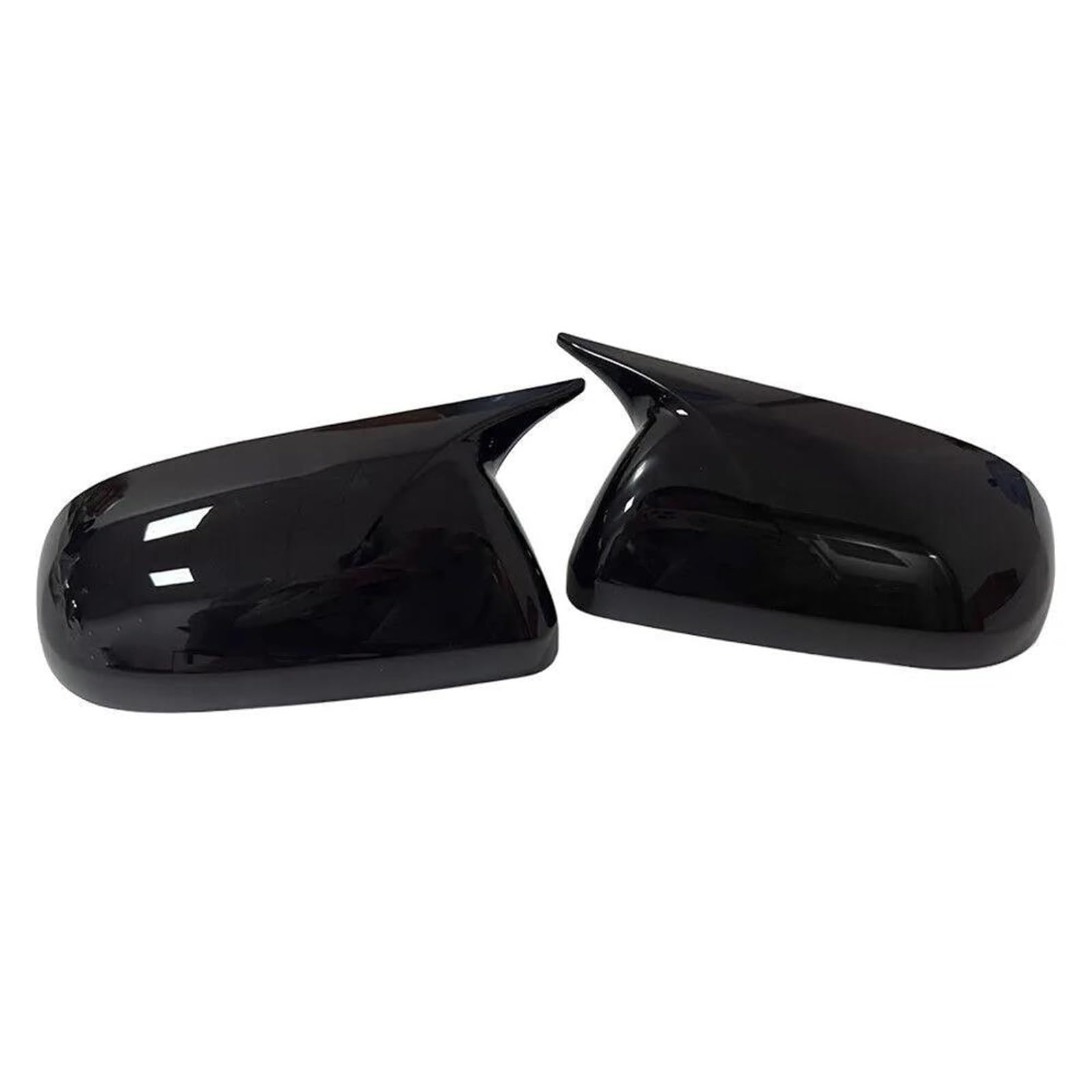 Car Sticker Rearview Side Mirror Cover Wing Cap for Chevrolet for Lova for Aveo 2007-2010(Gloss Black)