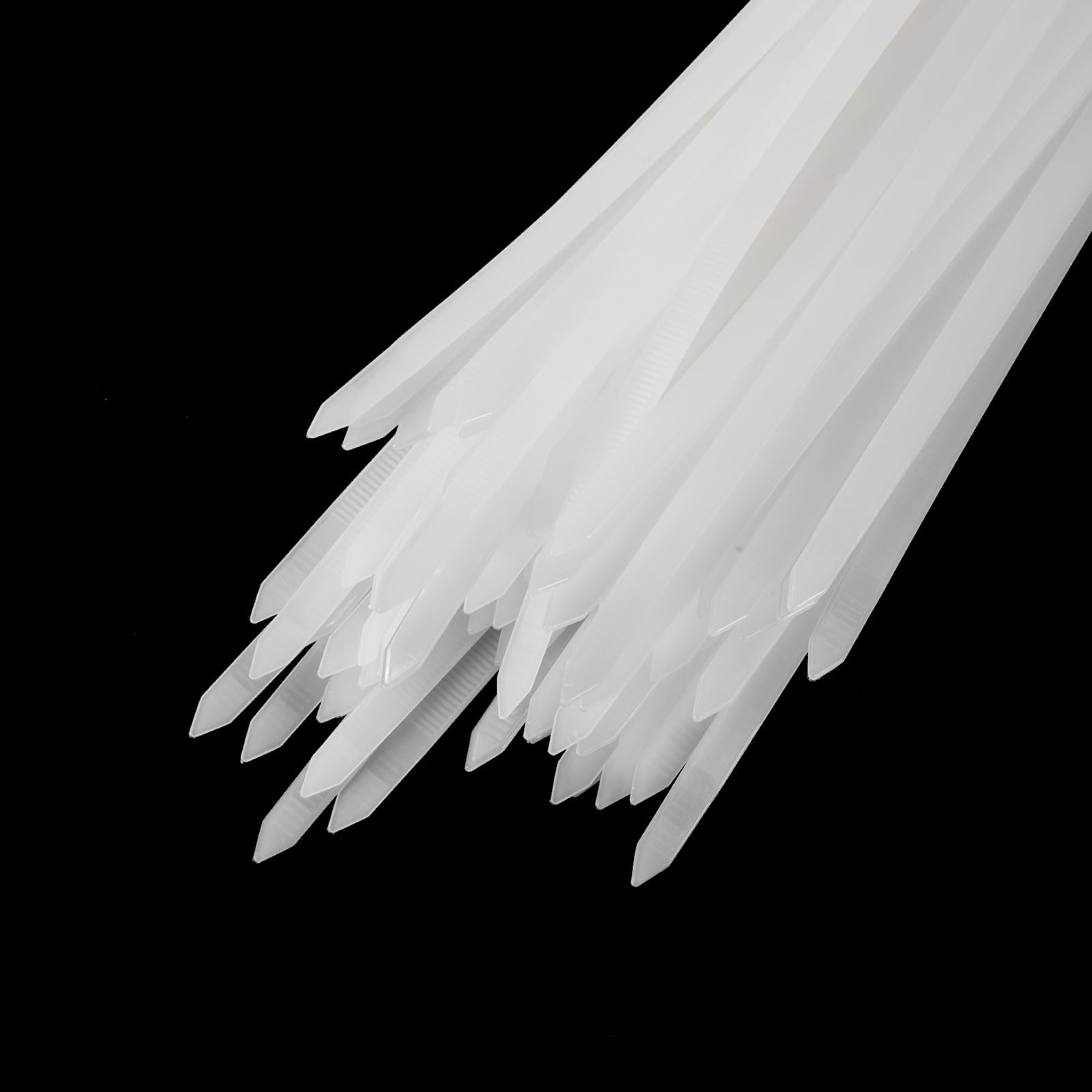 QUARKZMAN 100pz Fascette Stringicavo in Nylon Extra Lunghezza 100cm/39" 176 Lbs 10mm Auto-Bloccanti per Gestione Cavi, Bianche