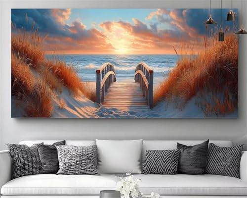 Diamond Painting Mer pour illuminer votre salon avec un coucher de soleil