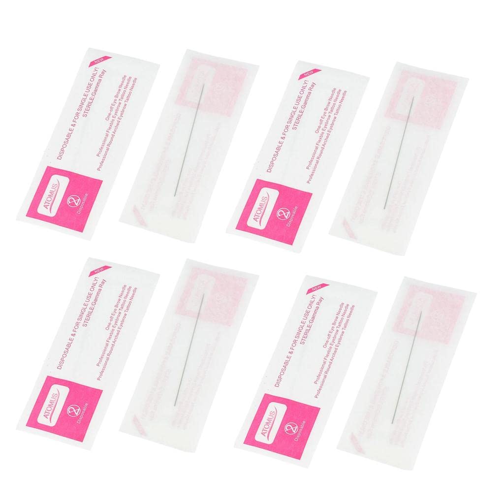 SECRET DESIRE 100pcs Sterilized Microblading Permanent Makeup Needles For Tattoo Eyebrow Eyeliner Lips Pen|Tattoos & Body Art|Tattoo Needles, Grips & Tips-image-35
