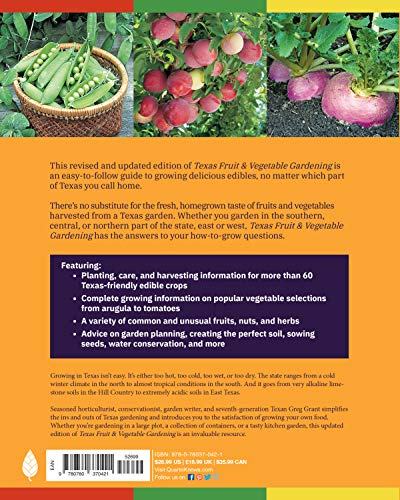 Texas Fruit & Vegetable Gardening, 2Nd Edition: Plant, Grow, And Harvest The Best Edibles For Texas Gardens (Fruit & Vegetable Gardening Guides) #TOP1