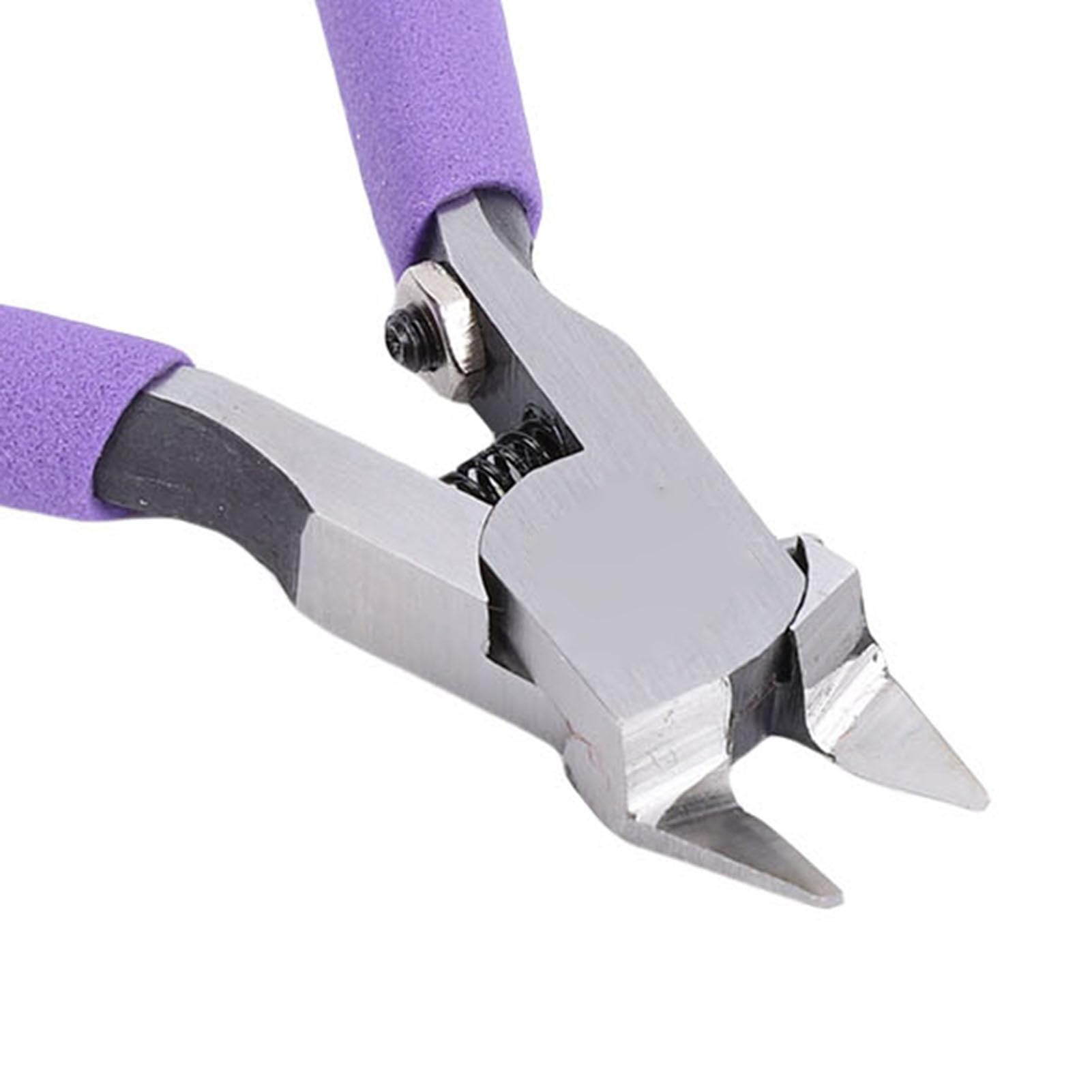 Cryfokt Pinza per Modelli, Lama Singola Ultra Sottile da 5 Pollici con Protezione dell'asta Limite e Impugnatura Ergonomica Antiscivolo per Strumento di Riparazione e Fissaggio di Modelli in Plastica