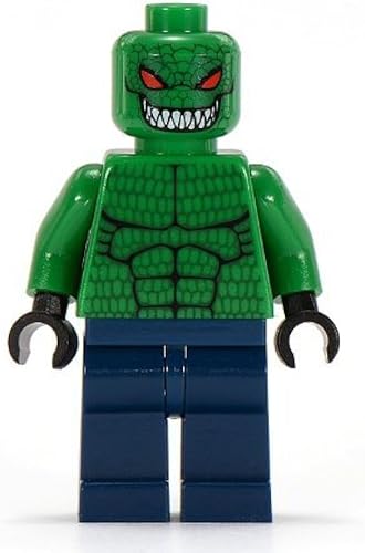 LEGO Original Retired 2006 Killer Croc Batman Minifig Minifigure Figura de Set 7780 The Batboat: Hunt for Killer Croc