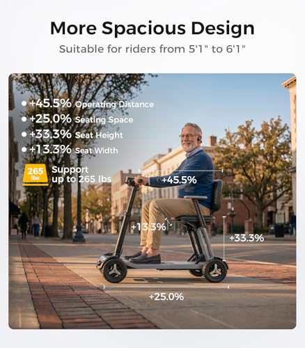 Heavy Duty Mobility Scooter Long Range