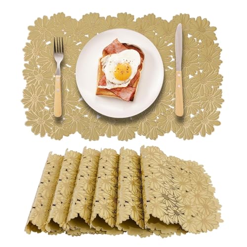 Sets de table chauds et imperméables anti-taches pour protéger vos meubles de repas