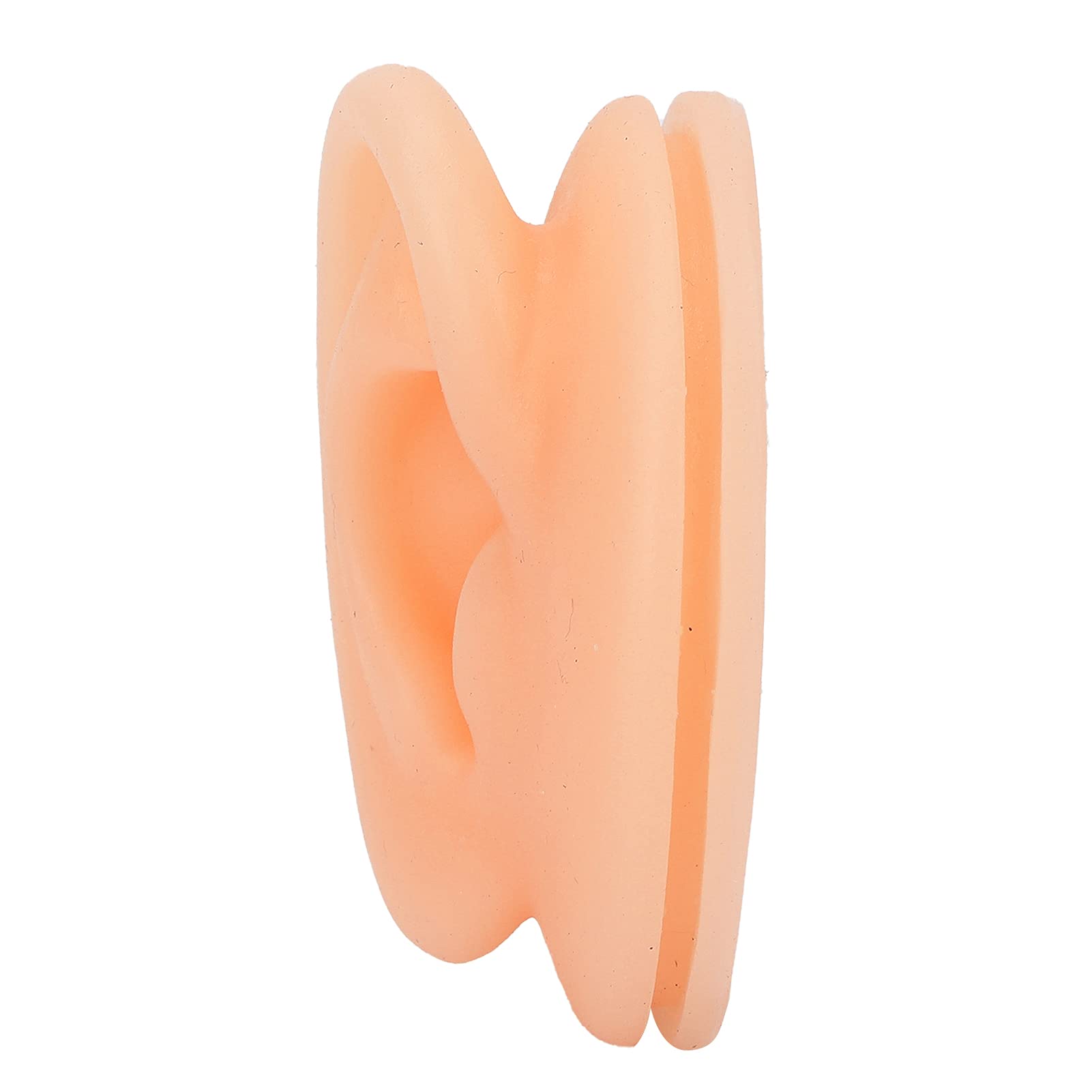 Human Ear Model, Silicone Material Fake Ear Model Flexible Soft for Teaching Demonstration Etc(Right Ear)