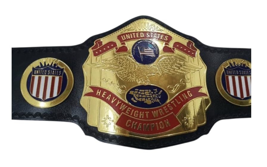 AA Tentaclus Nessa NWA United States Championship Belt - NWA United States World Heavyweight Wrestling Replica Title Championship Belt 2mm