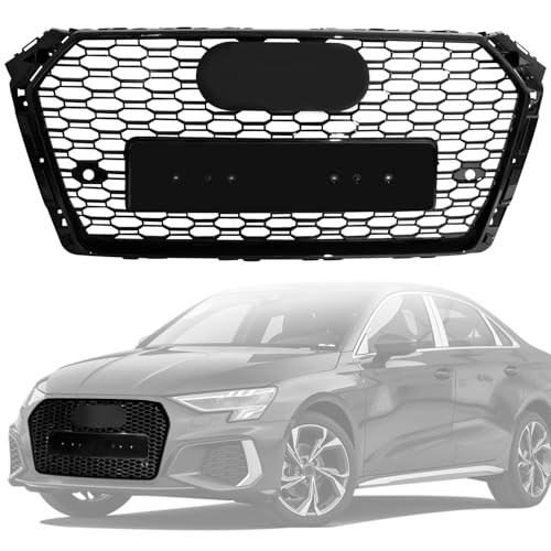 Front bumper Honeycomb Grille mesh Grille Fits for 2017 2018 2019 Audi A4 S4 B9 RS4