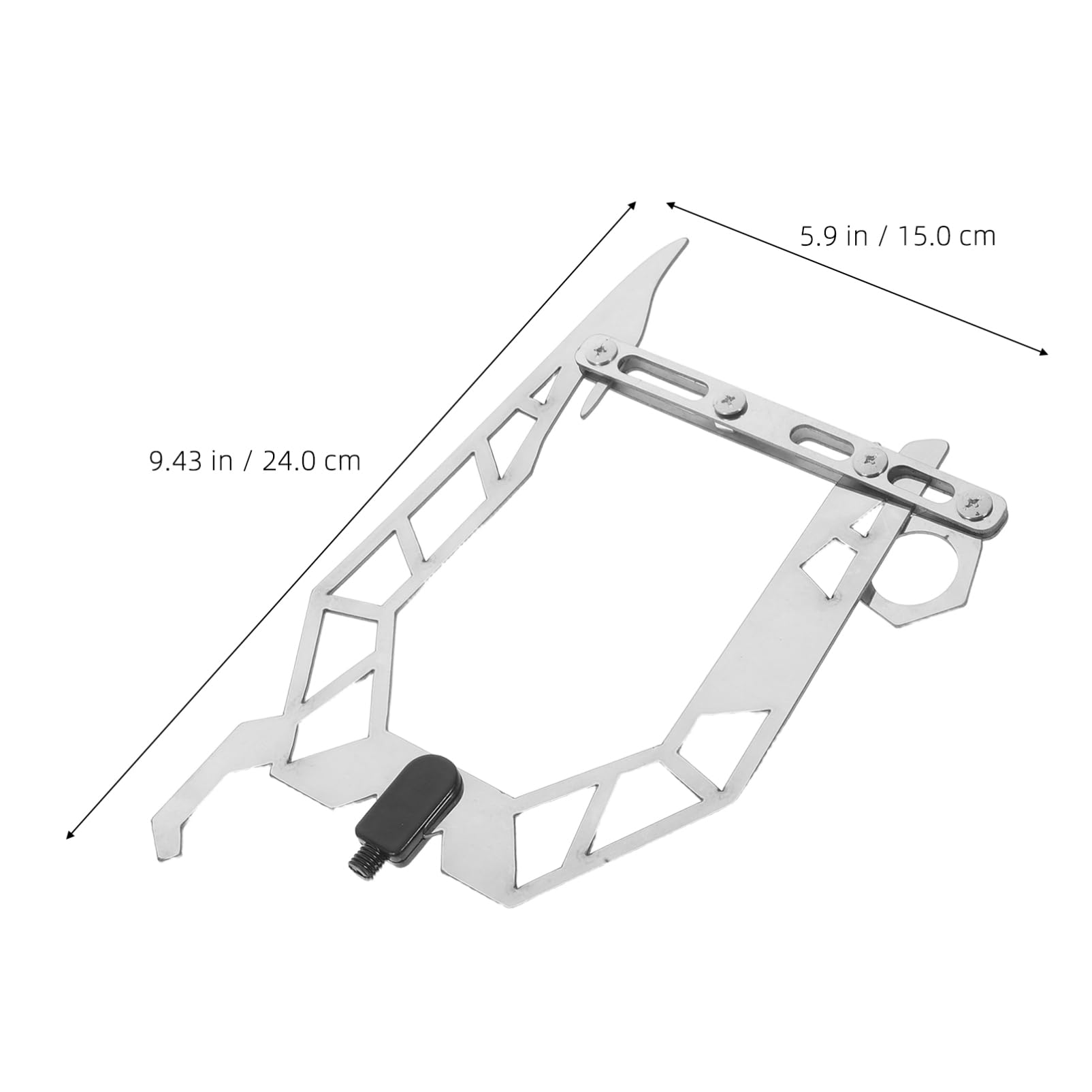 balacoo Dock Hook Attachment Stainless Steel Boat Hook Replacement Multi-Functional Docking Anchor Holder for Boats Kayak Yacht Marine Boating Gear