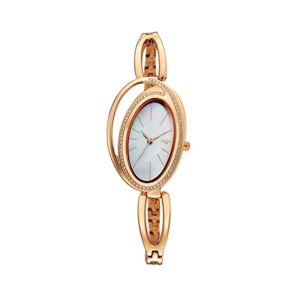 Titan Raga Delight Brown Dial Analog Stainless Steel Strap Watch for Women-95197WM01 (B0BF59T1QR) Amazon Price History, Amazon Price Tracker