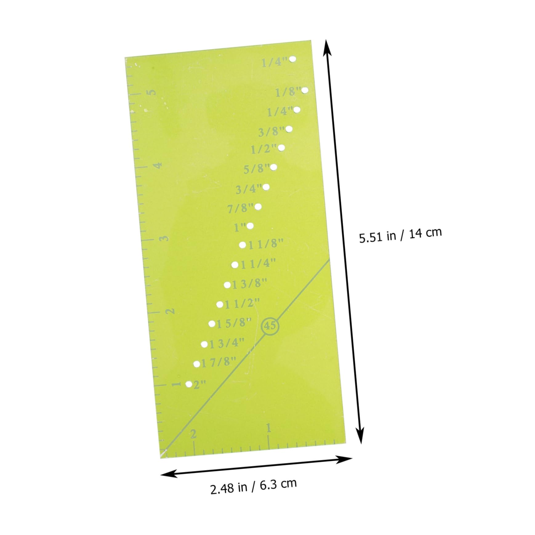 2 Set Di Pratici Strumenti Di Misurazione Delle Cuciture Righello Per Margini Di Cucitura Per Trapuntatura Righello Per Patchwork Per Cucire Tessuti Per e Precise
