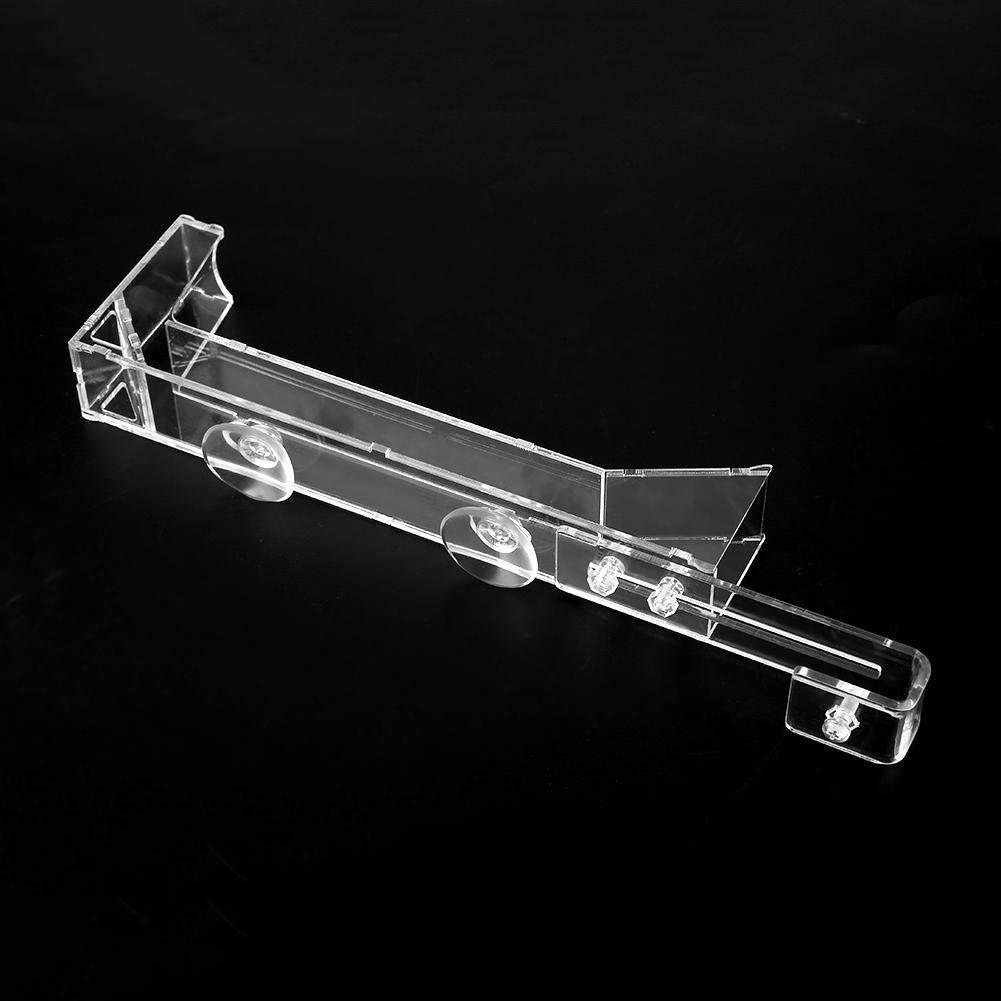 Tubo Alimentatore Per Gamberetti Acquario - Piatto Alimentazione Acrilico Trasparente 40cm