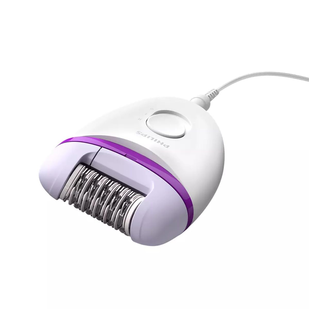 มุม view of the epilator connected to its power cord