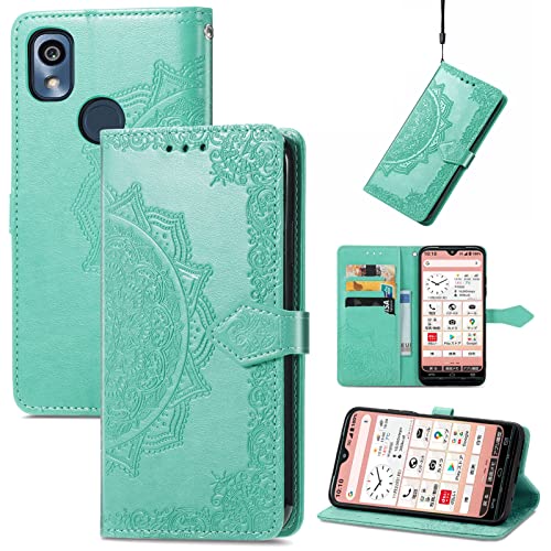 RuiMi あんしんスマホ KY-51B 対応 手帳型 純色  花柄 ケース 横開き あんしんスマホ KY-51B ケース カバー スタンド機能 財布型 耐衝撃 軽量 防塵 シンプル おしゃれ 良質PU レザーケース カード収納 人気女性 カバー  おしゃれ かわいい あんしんスマホ KY-51B 保護カバー シンプル スマホ スマートフォン 携帯カバー