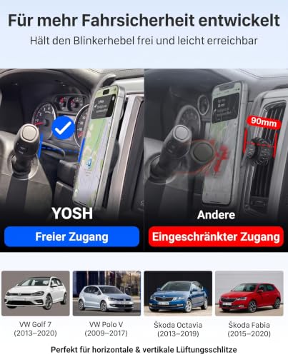 YOSH Handyhalterung Auto Magnet Lüftung Magnetische Handyhalterung für Auto – Ansicht 3