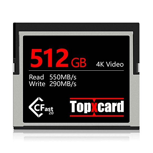 3700X CFast 2.0 Card 512GB - (URSA Mini 4.6K • 1DX Mark II • C200•XC10•XC15)
