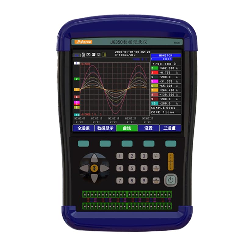 JK330 Multi-Channel Data Logger Remote Temperature and Humidity Collector Sampling Rate 500ms-1h