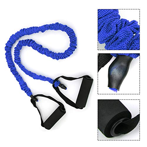 Cinto elástico para ioga, fitas elásticas portáteis duráveis ​​de resistência para puxar corda, fita