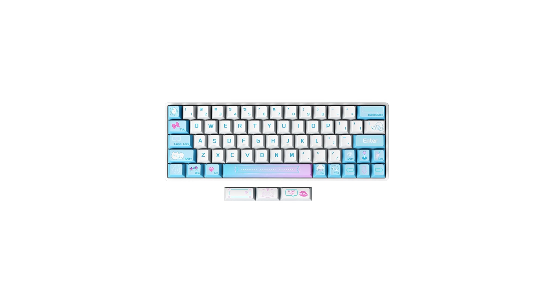ゲーミングキーボード　HM66 white Best One(ベストワン) / HM66 ゲーミングキーボード レンタル