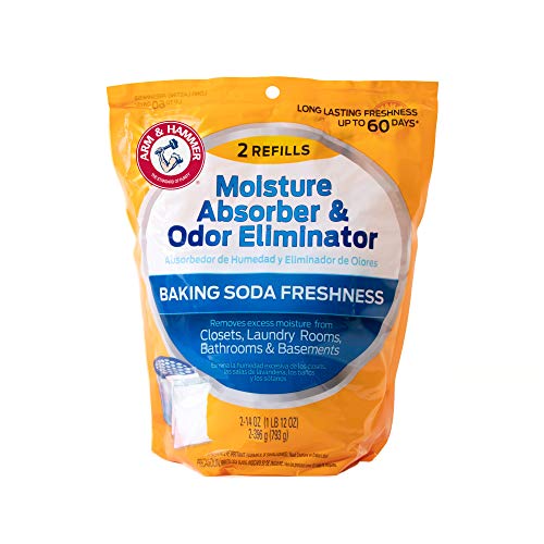Arm & Hammer Fragrance Free Moisture Absorber and Odor Eliminator 14 oz. Refills - 2 Pack