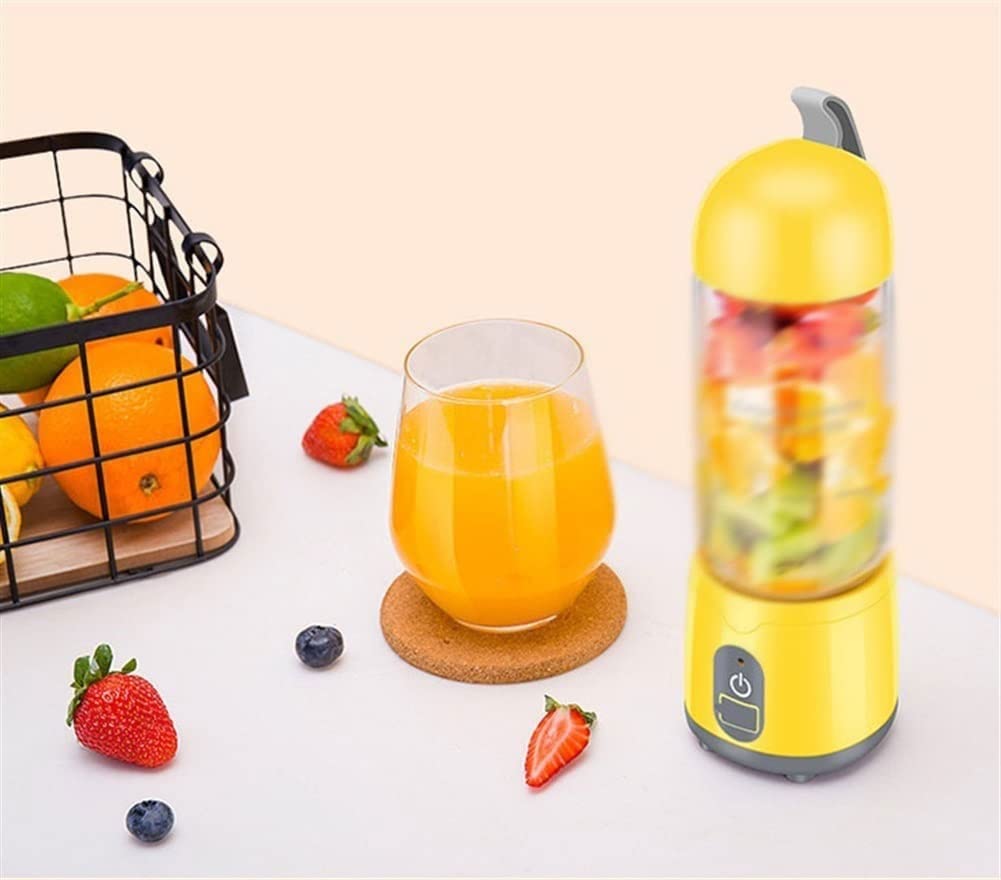 Przenośny blender, blendery do soków w rozmiarach osobistych, kubki do blendera do koktajli i smoothie, ładowane przez USB, idealne do kuchni, podróży, na siłownię (rozmiar: 1)