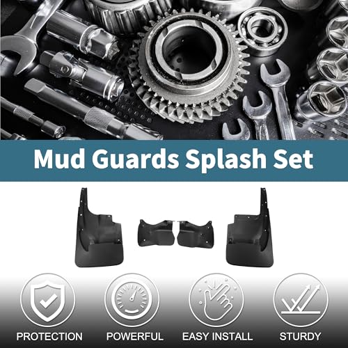 Image of Mud Flaps Splash Guards for Toyota Land Cruiser LC200 2016-2020(Car Small Encircle) Front & Rear Mud Guards W /Mount Accessories