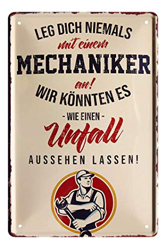 Pyrenäenberghund Blechschild - Retro Wandschild 20x30cm Für Café & Zuhause