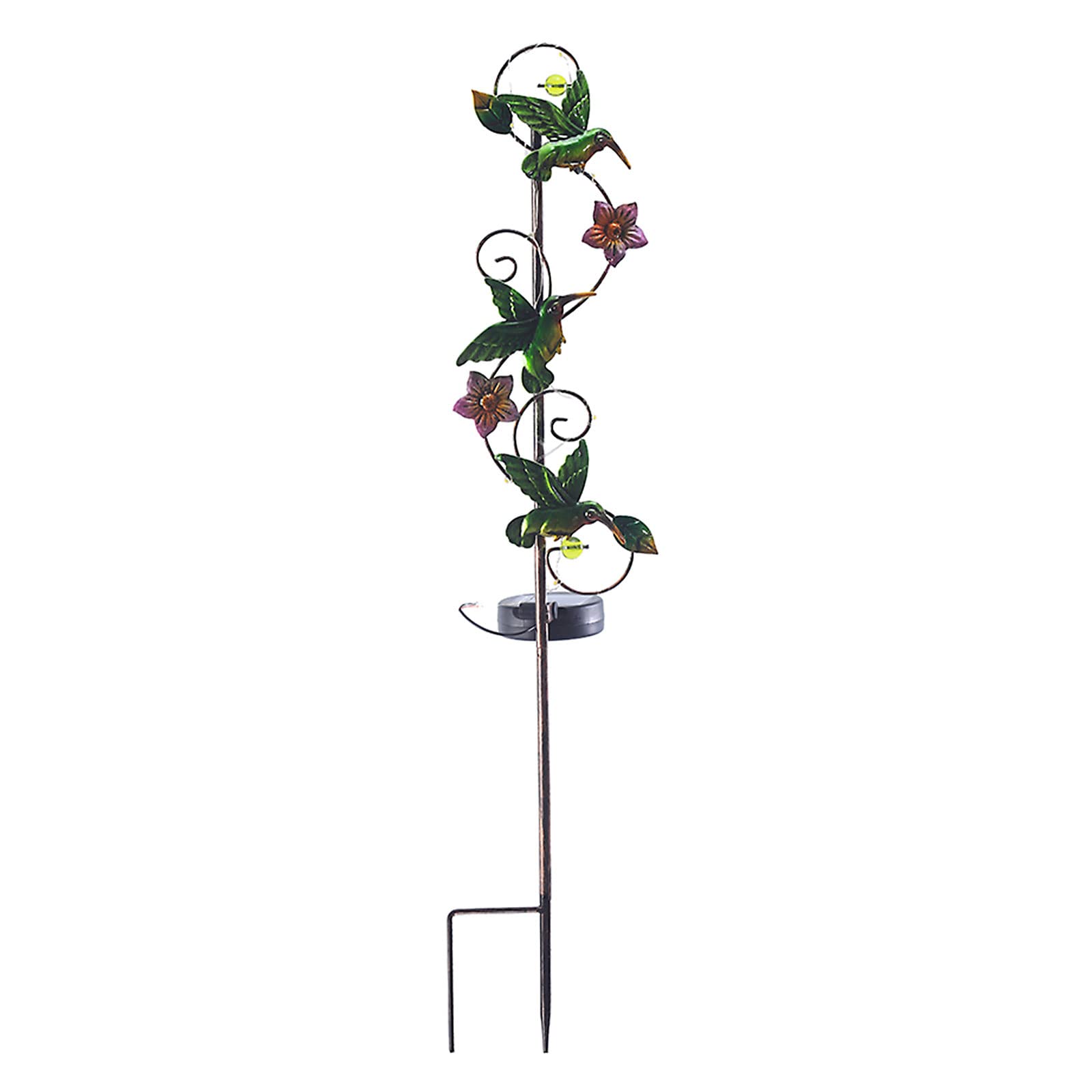 BELUAPI Outdoor Solar Stake Lights,29Inch Metal Butterfly Garden Yard Decor,Hummingbird Waterproof LED Stake,Wireless Solar Garden Stake Lights Decor for Pathway Yard Lawn Patio Landscape Decor