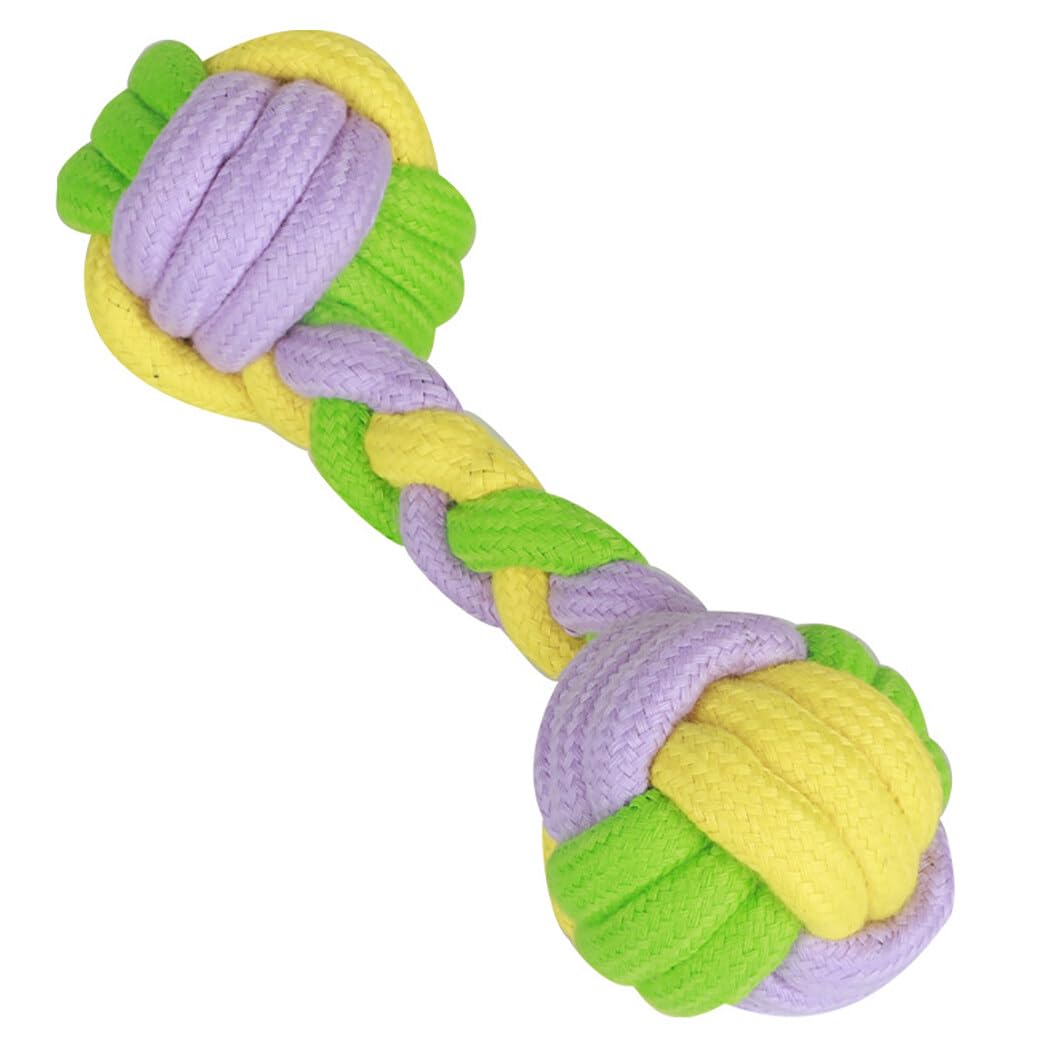 Funny Interactive Portable Heavy Duty Dog Rope Toy: Dental Cleaning Lightweight Puppy Tug Toy Soft