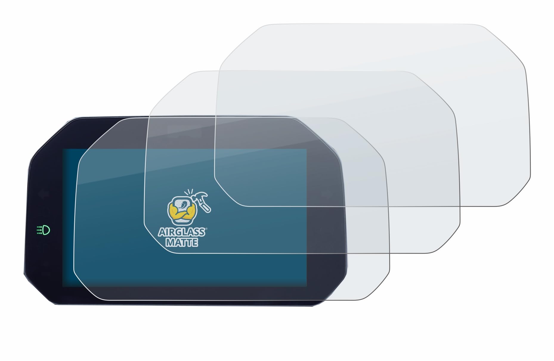 upscreen Pellicola Protettiva per BMW R 1300 GS TFT 6.5 Protezione Schermo Hybrid Glass - 9H Durezza upscreen Pellicola Protettiva per BMW R 1300 GS TFT 6.5 Protezione Schermo Hybrid Glass - 9H Durezza