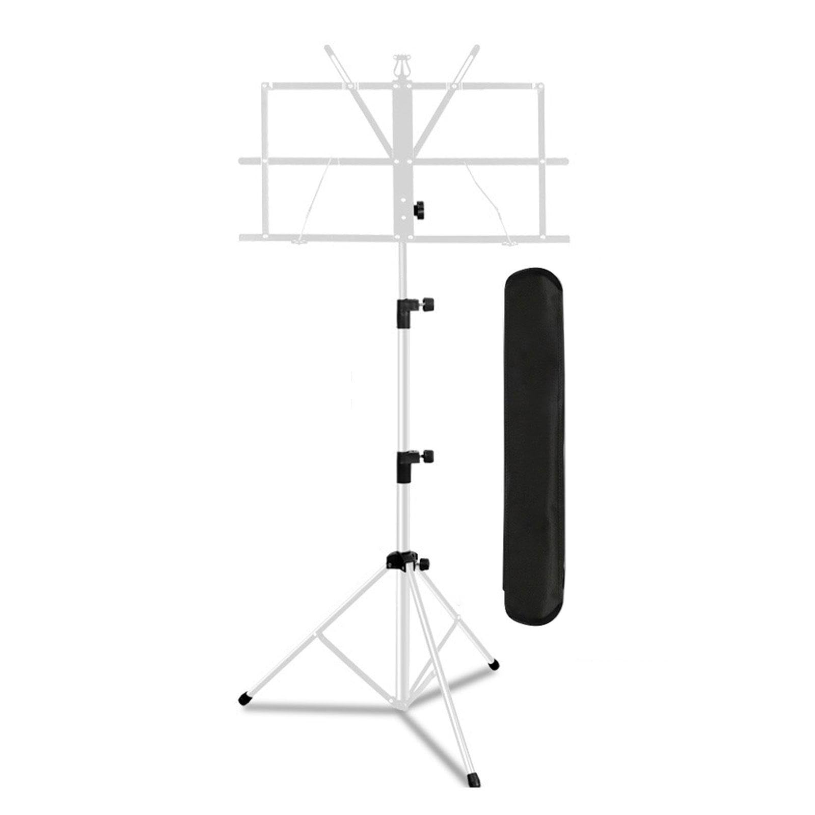 Music Sheet Stand Music Note Holder for Instrumental Performance Travel Home White|Musical Instruments & Gear | Equipment | Music Stands-image-35