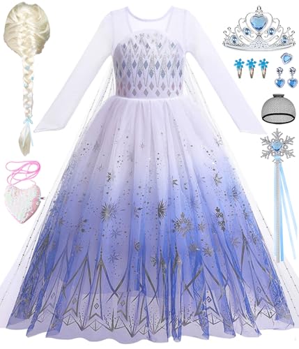 Disfraz Princesa Blanco para Niñas 6-7 Años miniatura 1