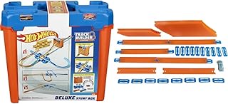 Hot Wheels Track Builder Stunt Box Gift Set Ages 6 to 12 & Car & Mega Track Pack [Amazon Exclusive]
