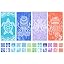 4 Pack Pink Whale Blue Dolphin