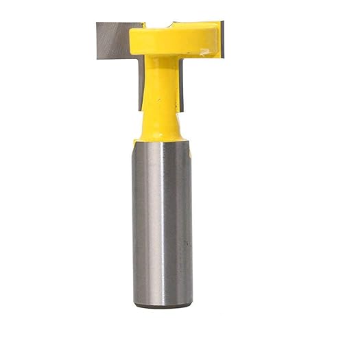 12 pulgada Shank T Router Bit Set T Track Router Bit Set Slotting Cutter Herramienta de carpintería