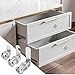 Cylinnda Cabinet Locks (3 Pack, Zinc Alloy), Keyed Alike Cam Lock for Tool Box, RV Storage, Mailbox, 5/8