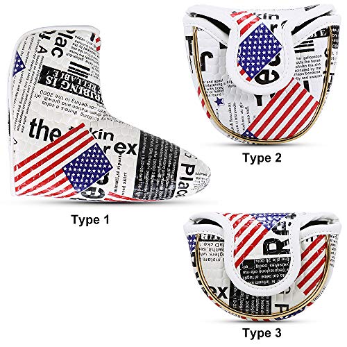 Honelife Tampa do Putter do Headcover do Putter do Golf com fechamento magnético