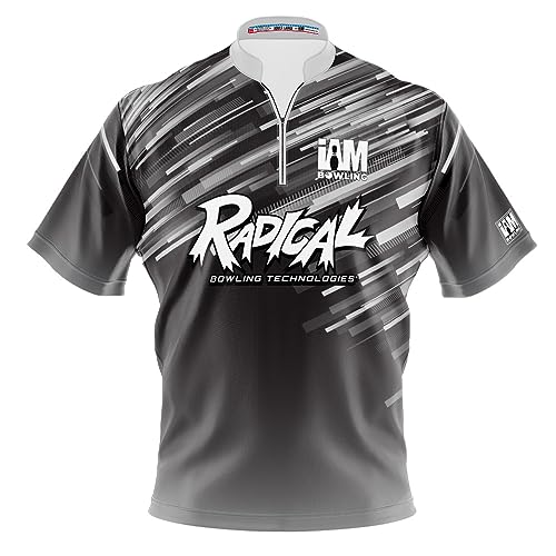 Logo Infusion Dye-Sublimated Bowling Jersey (Sash Collar) - I AM Bowling Fun Design 2006-RD - Radical (Men's S) Multicolored