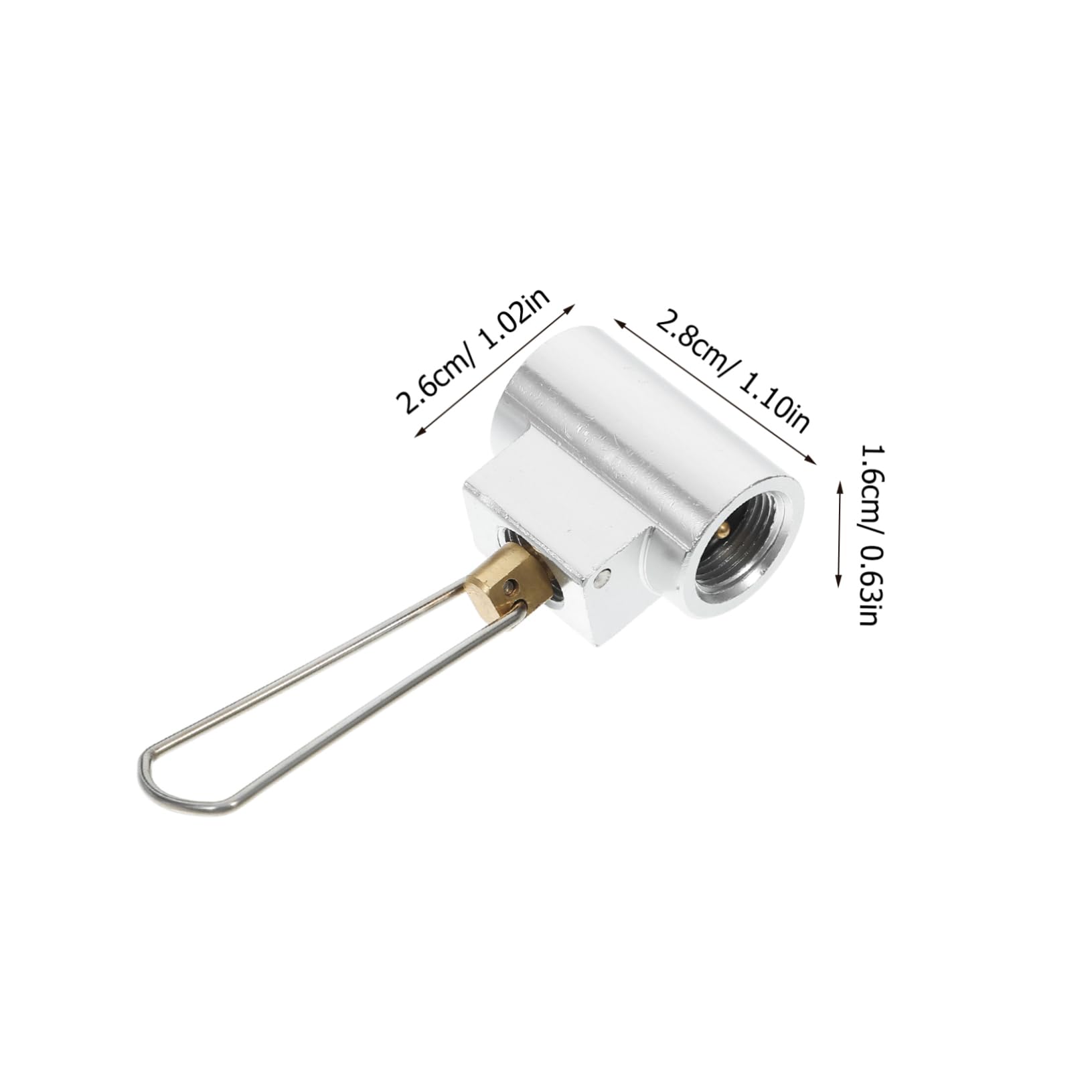 LIOOBO Canister Refill Adapter Outdoor Gas Filling Joint Metal Transfer Joint Stove Converter Professional Stove Adapter