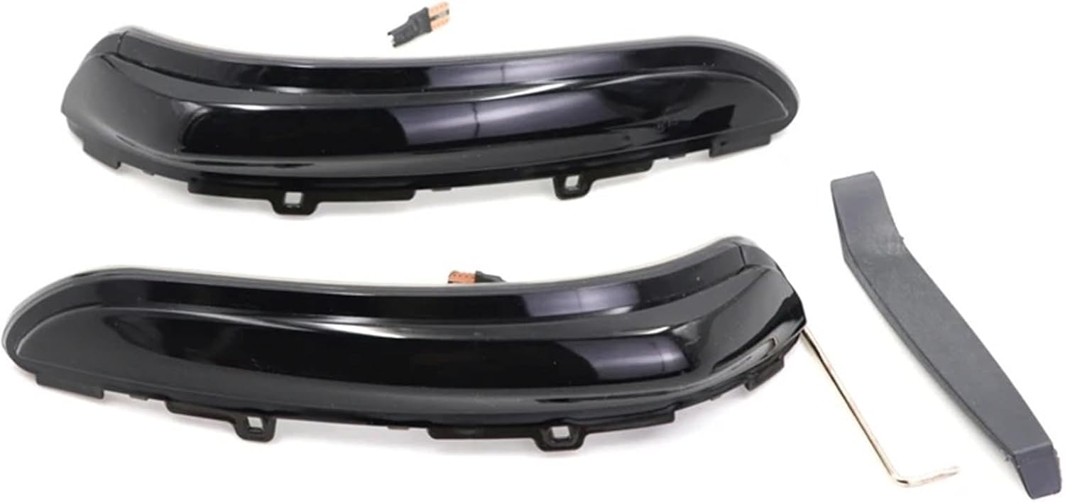 ミラーターンシグナルライト ダイナミックLEDターンシグナルシーケンシャルバックミラーライトプジョー208 2008 12-22用