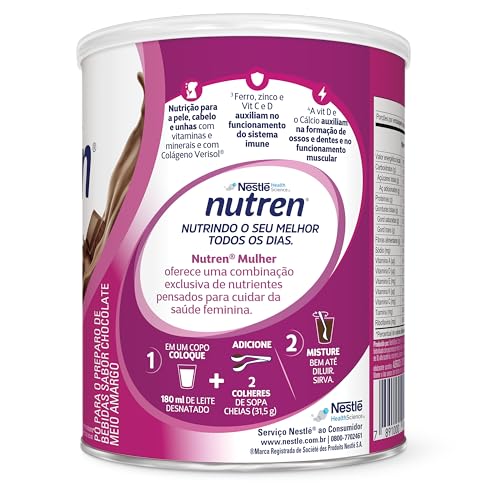 Nutren Suplemento Alimentar Beauty Dark Chocolate 400G