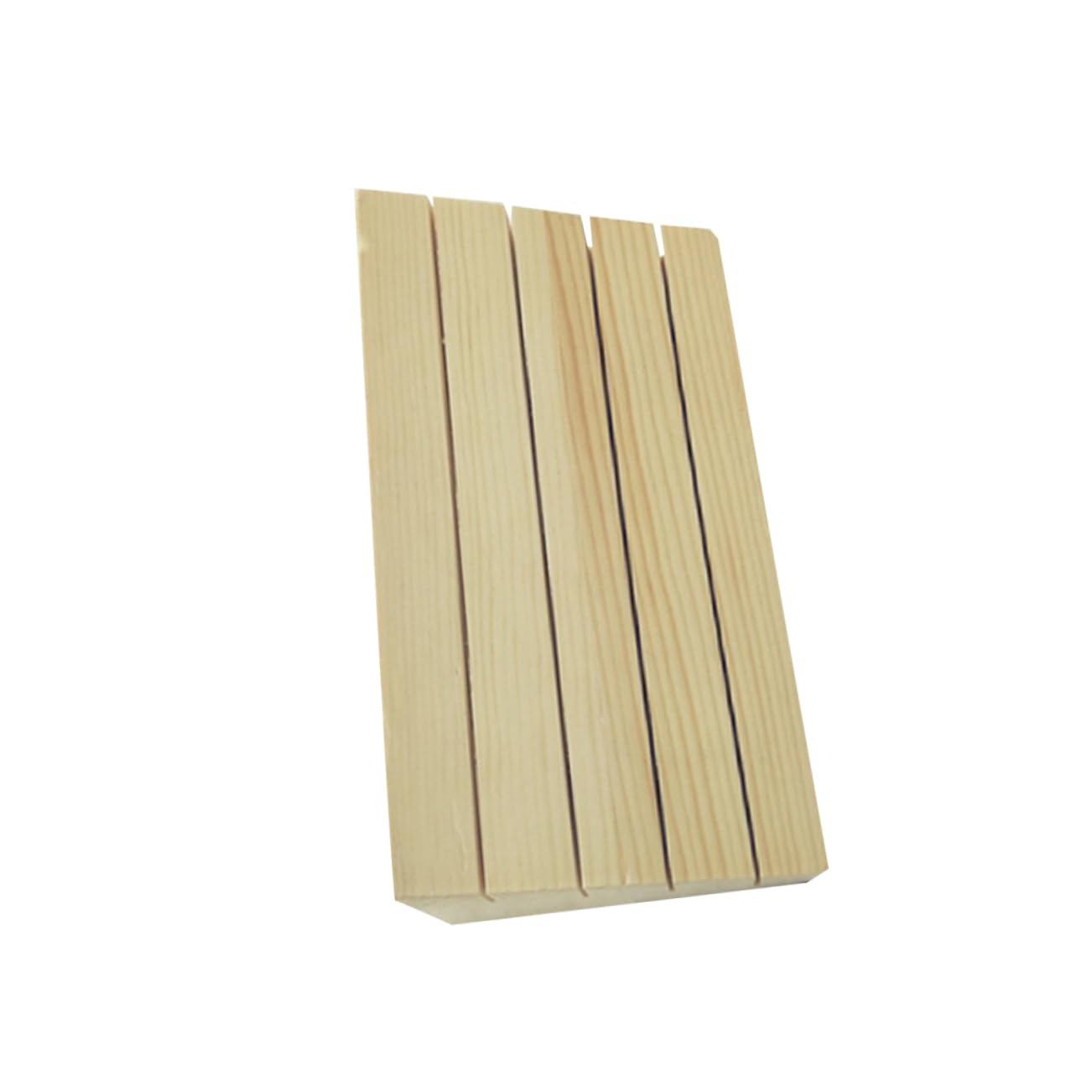 ifundom Wooden Base Playing Card Holders Deck Stand Card Holders for Playing Cards Playing Wood Base Decor 15x8x6cm Burlywood