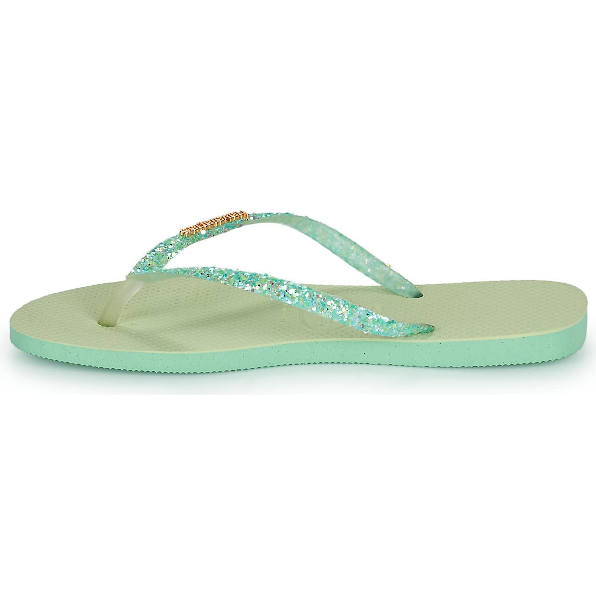 HavaianasWomen's Slim Glitter Flourish Flip-Flop