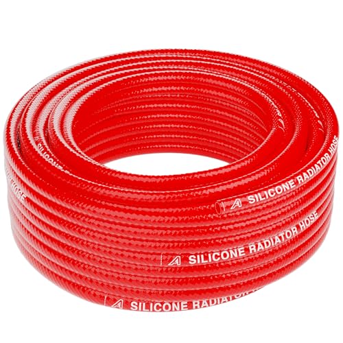 16mm ID Silicone 2 Ply Heater Radiator Hose 1 Metre Length Red